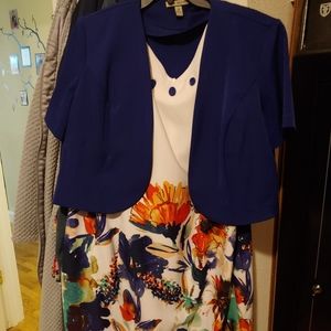 2 piece maya brooke dress